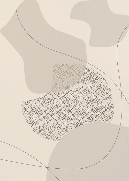 Wall art Mid-Century Modern No. 2 | brown