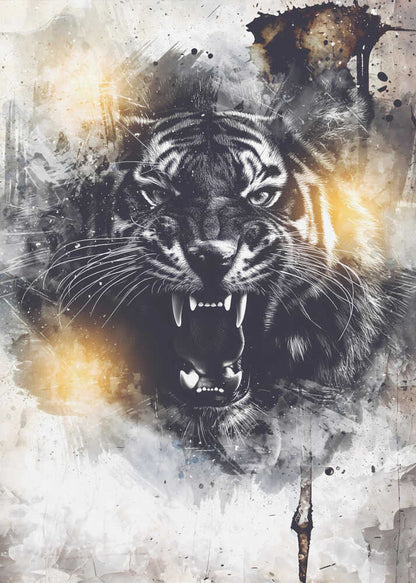 Wall art Tiger Poster Art 03