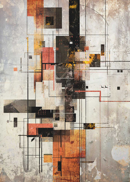 Wall art Geometric Illustration 04