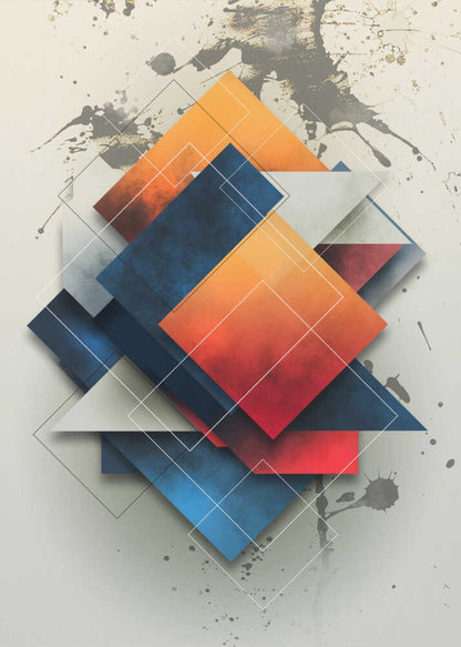 Wall art Geometric Vintage Art 16