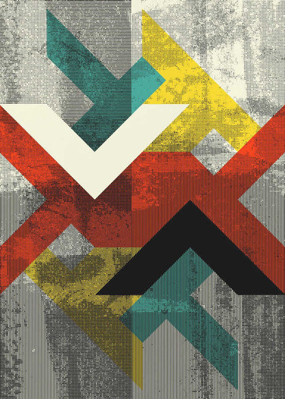 Wall art Abstract Geometric Pattern