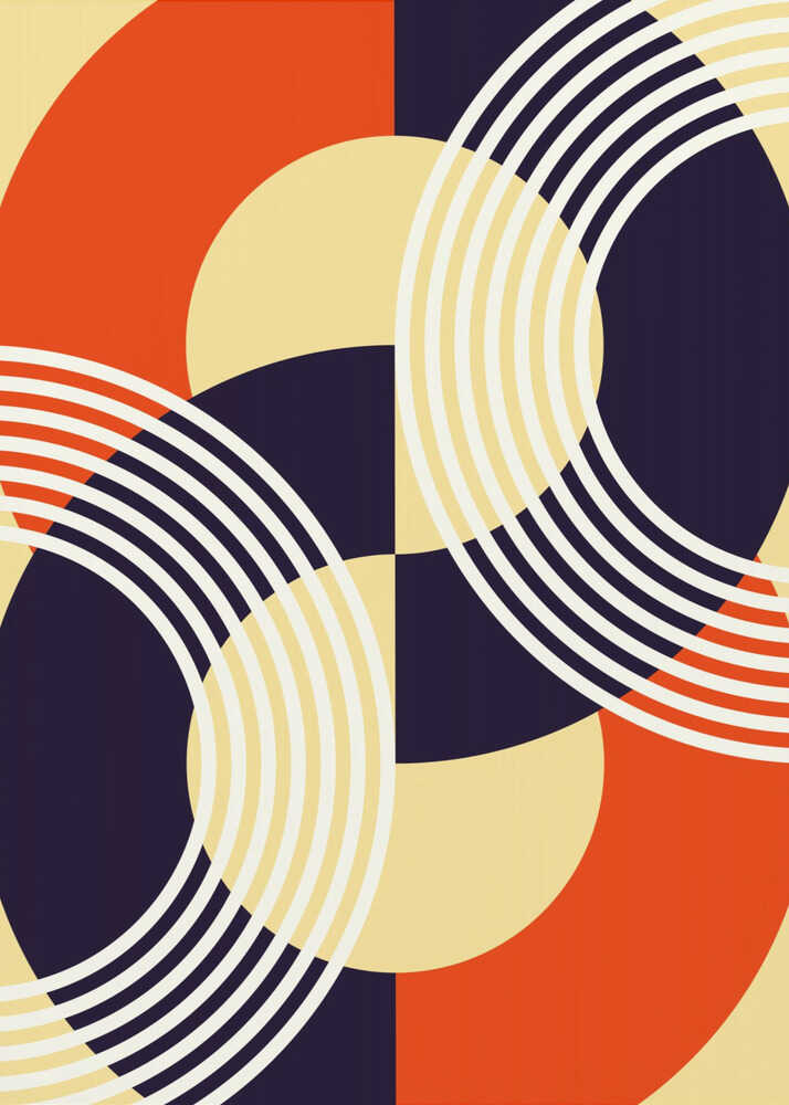 Wall art Interwoven Circles