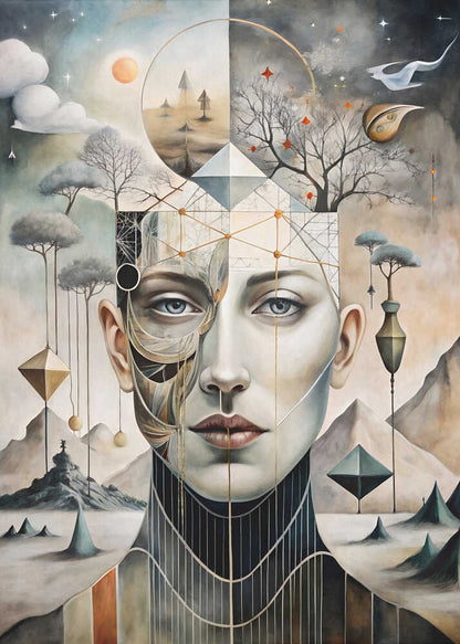 Wall art The Divided Self