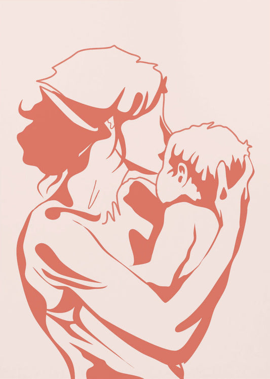 canvas prints Motherhood24X36inches- Black Frame