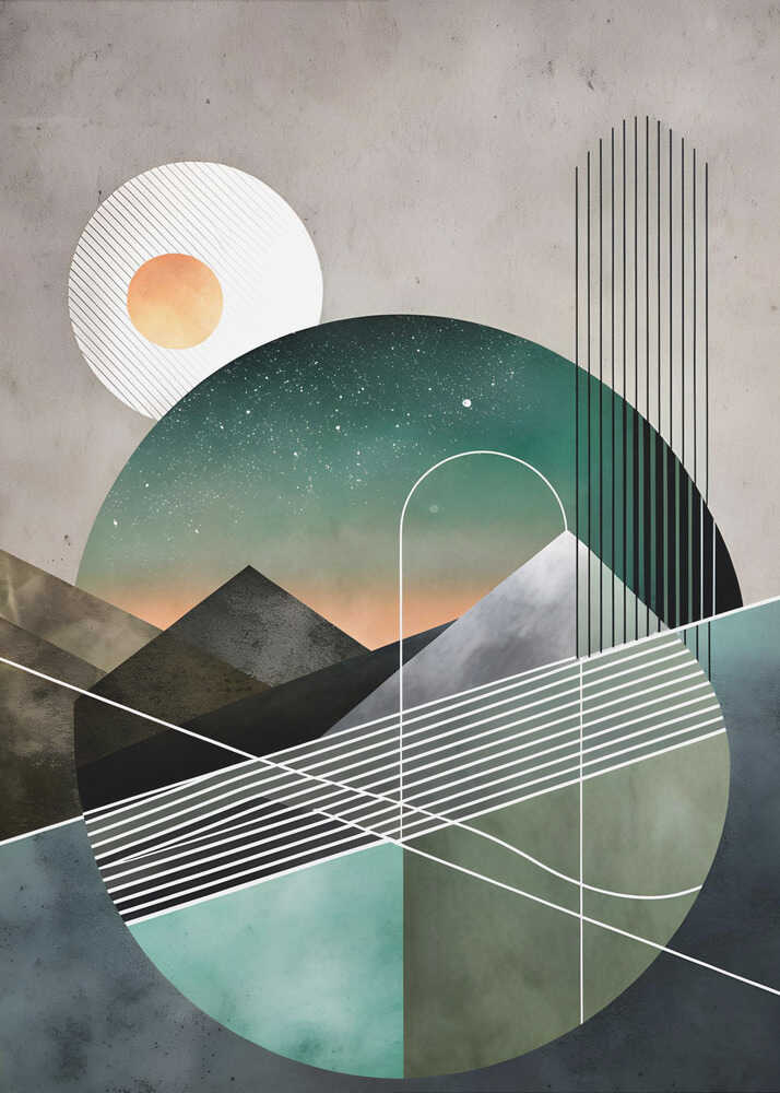 Wall art Celestial Geometry