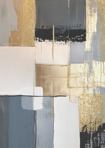 Wall art Golden Greys 2