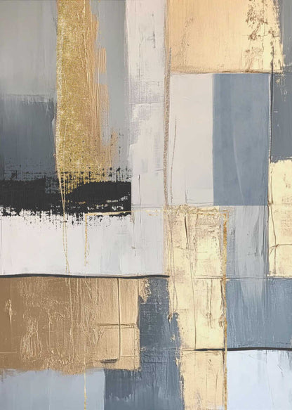 Wall art Golden Greys 1