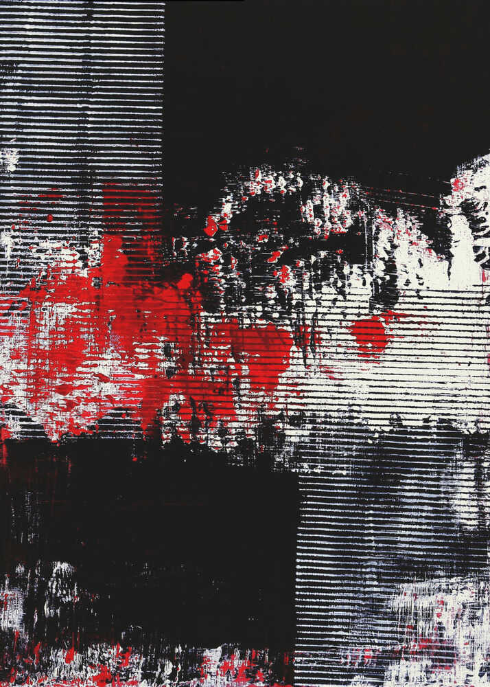 Wall art Crimson Echoes