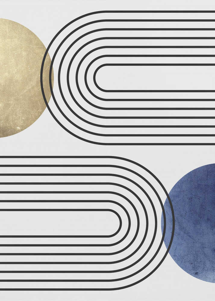 Wall art Curves and Circles