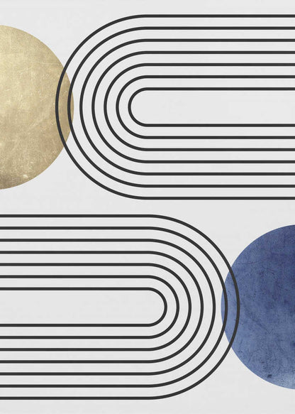 Wall art Curves and Circles