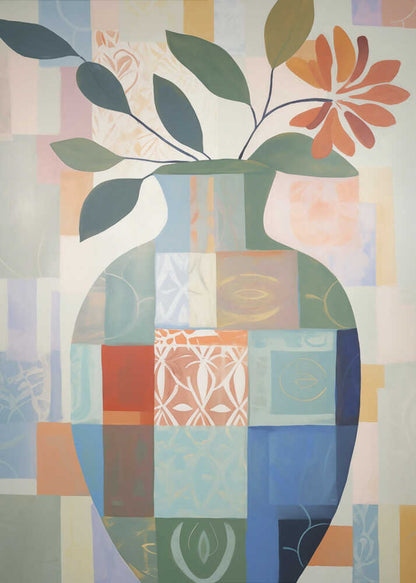 Wall art Abstract Vase