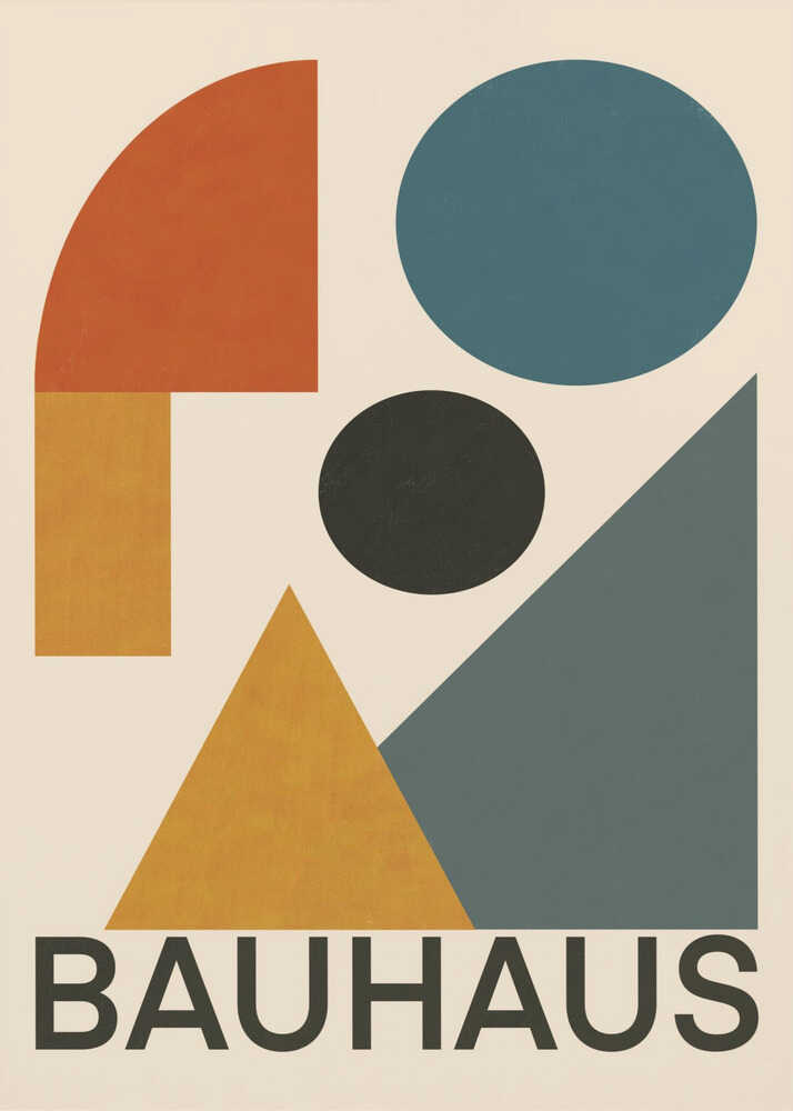 Wall art Geometric Bauhaus Composition