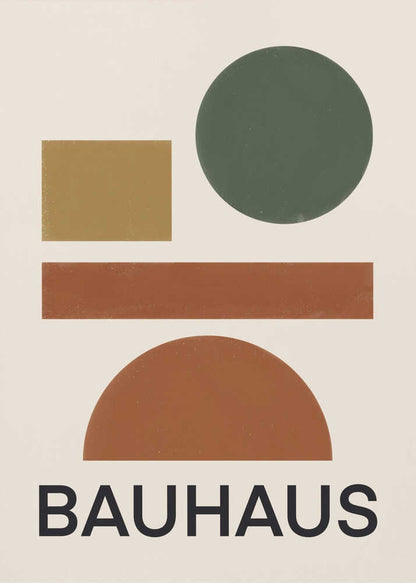 Wall art Bauhaus Geometric minimal 04