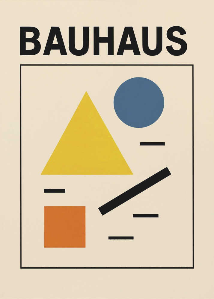 Wall art Bauhaus minimalist 06