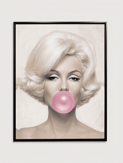Marilyn in pink-Wall art decor