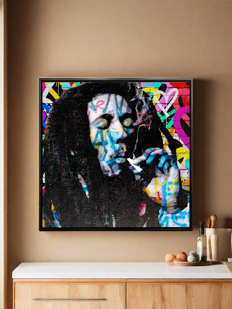 Canvas Wall Art- Bob Marley I- Wall Decor