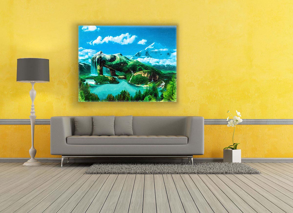 "Mother Nature"- Fine Art Canvas- Wall Art- Diamond varnish.