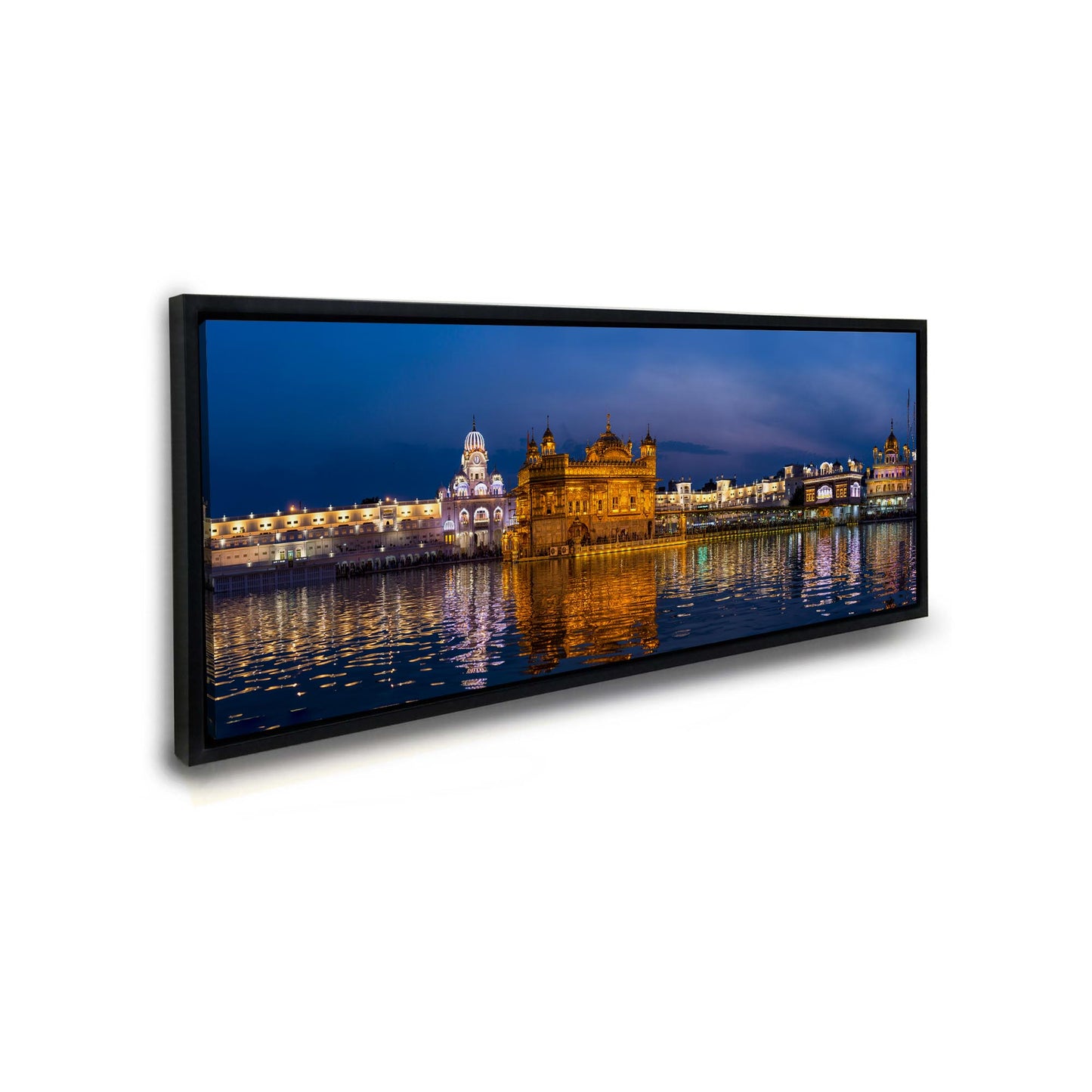 Canvas Print of the Golden Temple -Wall Decor Skyline-RGB varnish