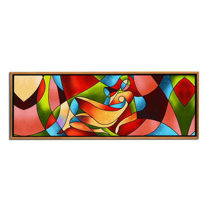Abstract female strokes - Fine Art Canvas-Large Wall Decor-RGB varnish