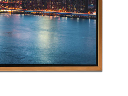 Cities Skylines-NYC Sunset Bridge-Wall Decor
