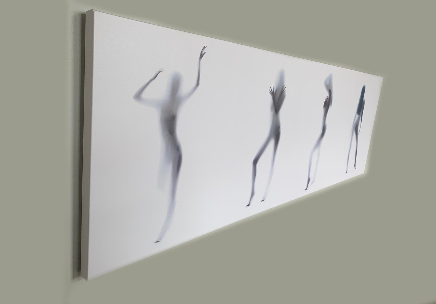 Silhouette of 4 Women-Canvas Printed-Abstract Wall Art