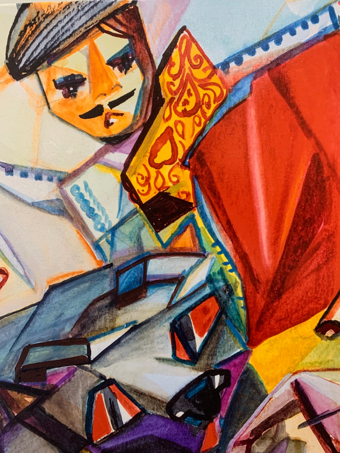 Picasso I - Fine Art Canvas-Artwork print-RGB varnish